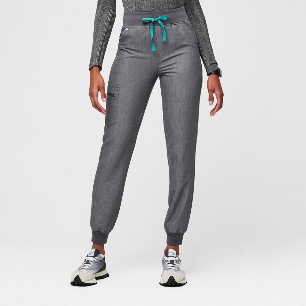 Figs Zamora Jogger medium tall graphite high waist